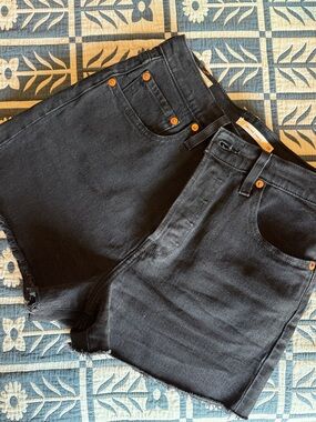 Signature by Levi Strauss Black Denim Jean Shorts